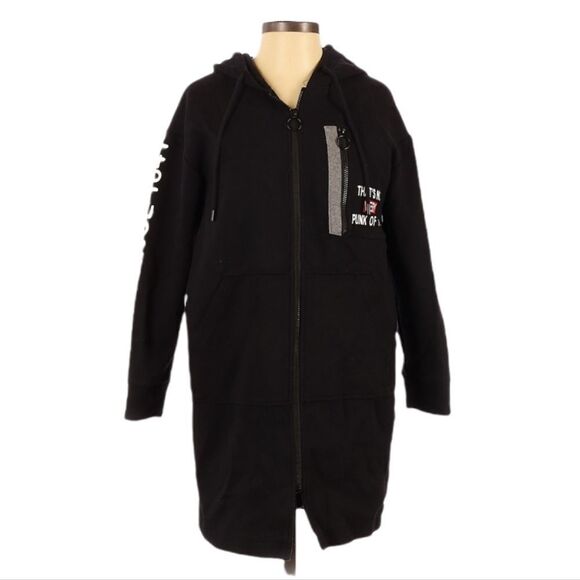 C&A Sweatshirt Hoodie Zip Dress Jacket - Picture 2 of 10